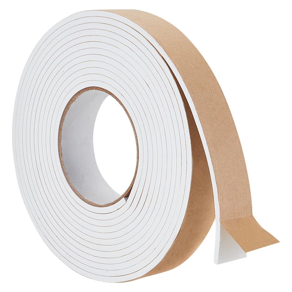 BENECREAT Bande Mousse Adhésive Noire 5m x 30mm x 6mm