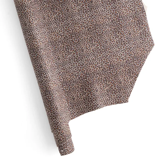 Tandy Leather Mini Léopard épaule cuir vachette marron
