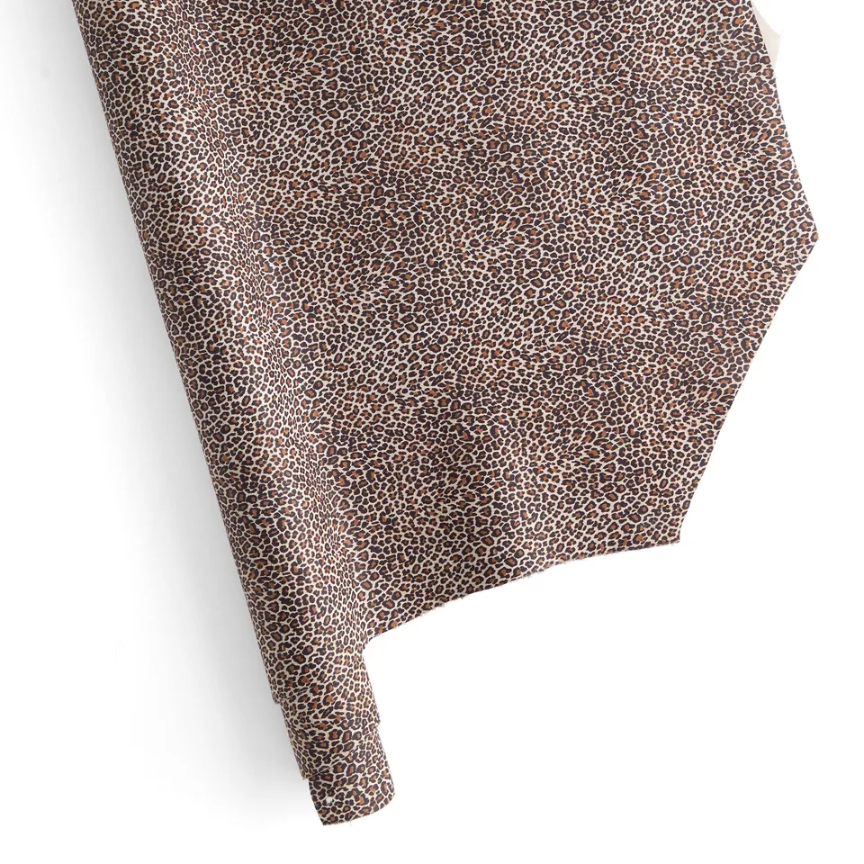 Tandy Leather Mini Léopard épaule cuir vachette marron