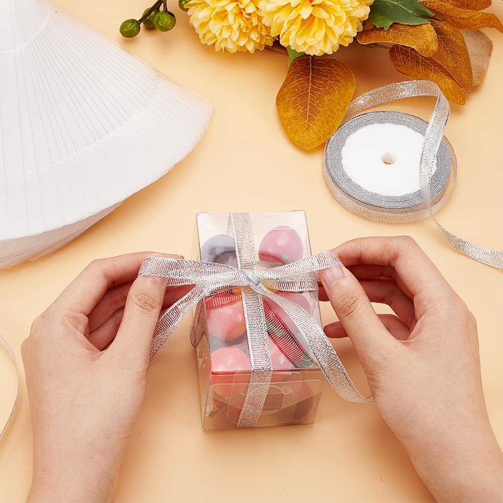 BENECREAT boîtes cube PVC transparent 6x6x10 cm 30 pcs