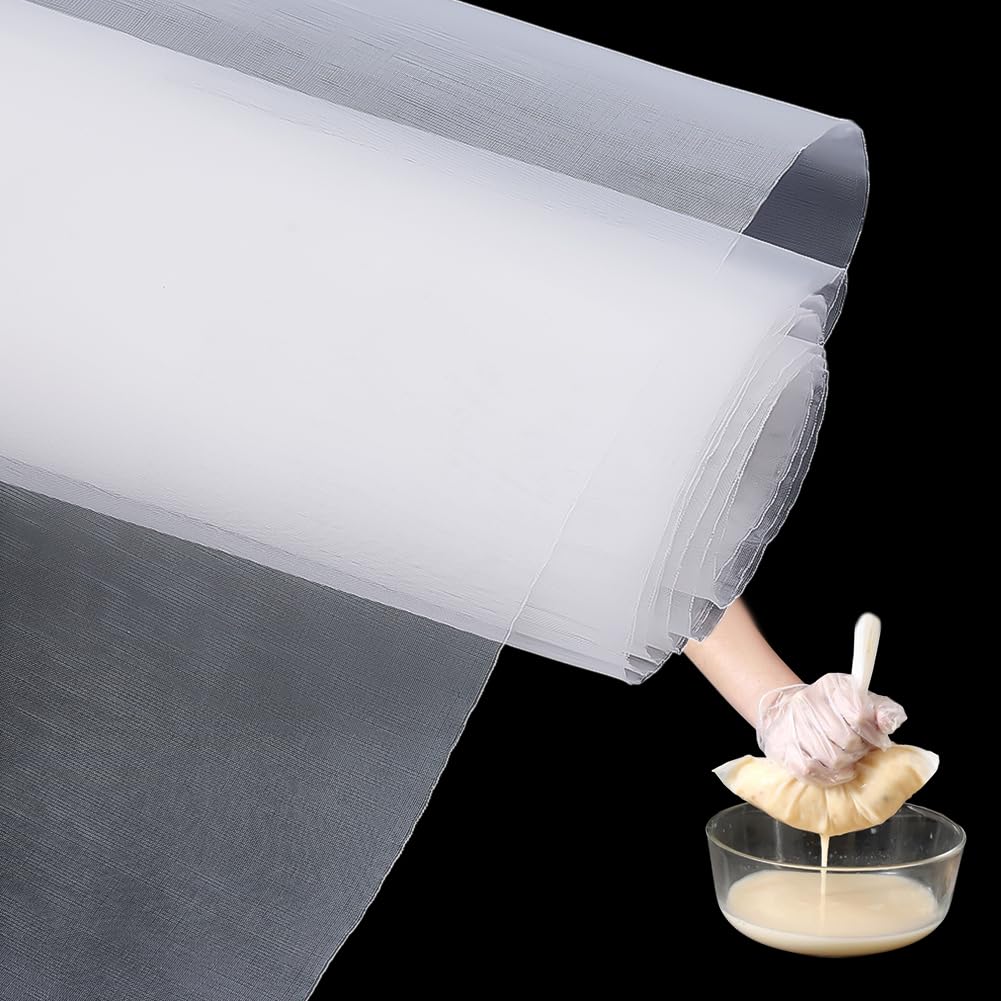 BENECREAT Tissu Maille Nylon Filtrant 80 Mesh 2m x 1m