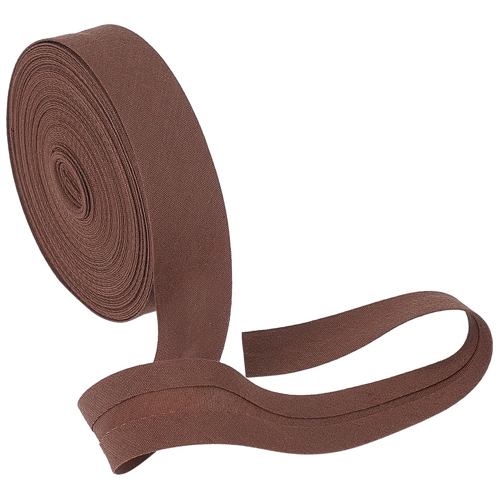 BENECREAT Biais Pli Simple Ruban 18mm Cramoisi 10m Polycoton