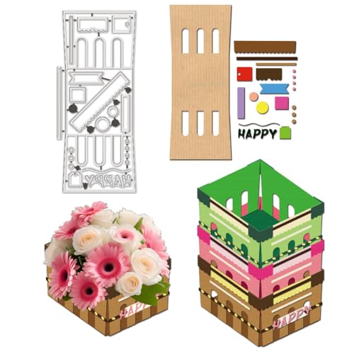 BENECREAT Berry Box Panier die de découpe métal 3D 8x18,2cm