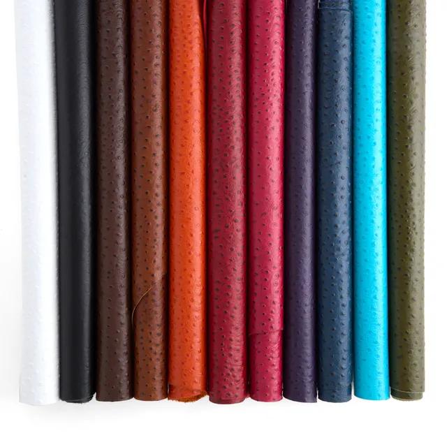Tandy Leather épaule cuir autruche gaufré turquoise 5-8,5 pi²