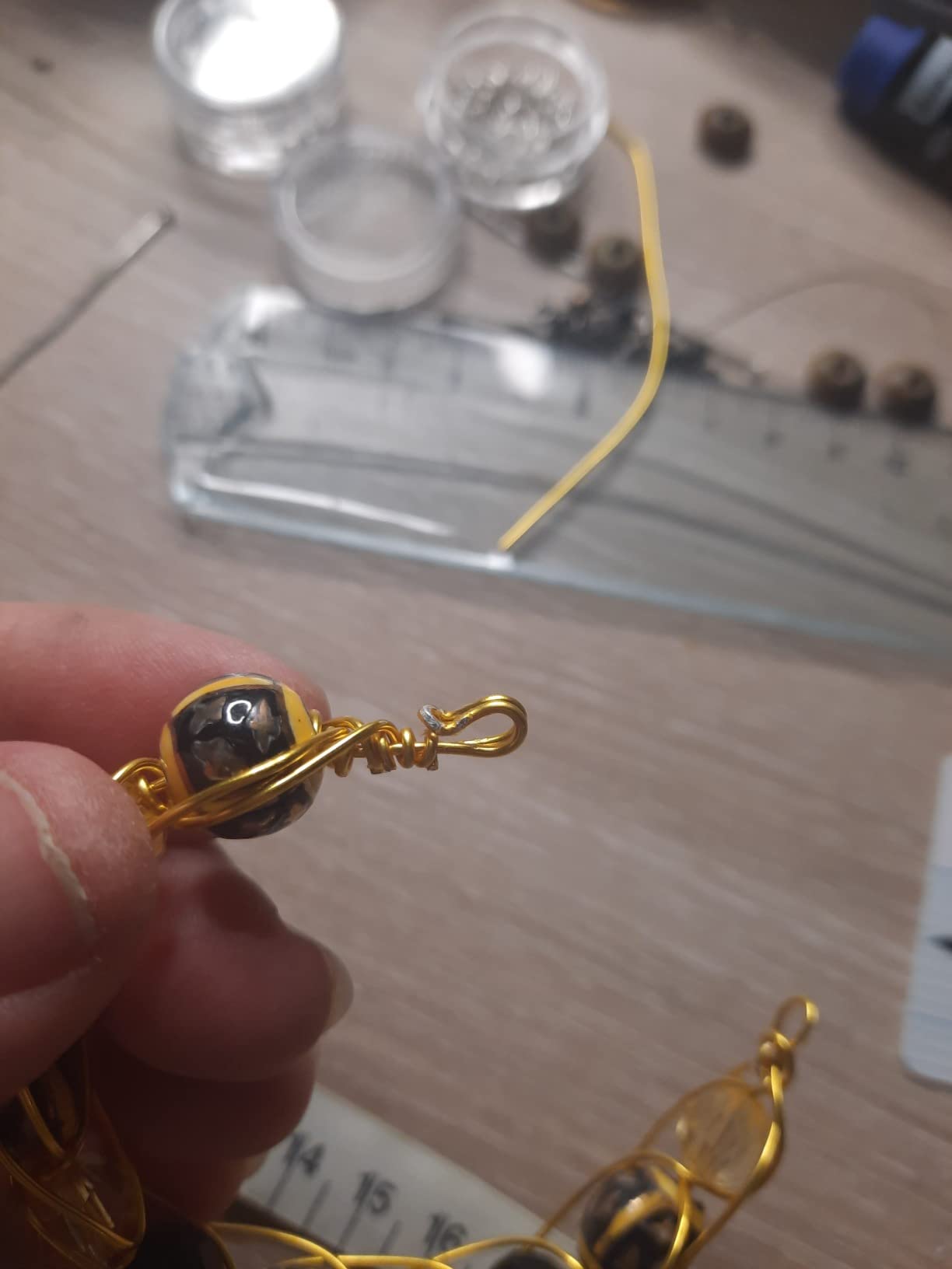BENECREAT fil doré 18Gauge 1mm 10m bijoux