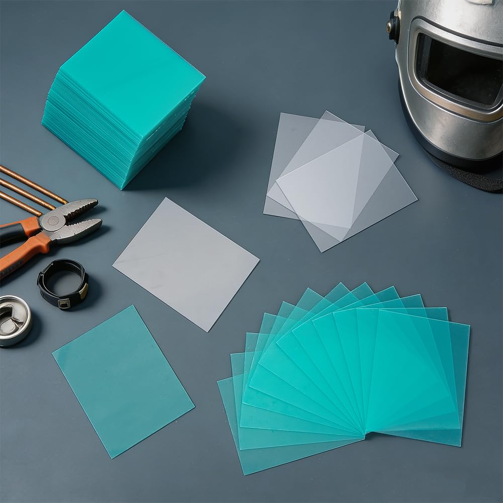 BENECREAT Lentilles Soudage Transparentes 108x84mm 100pcs