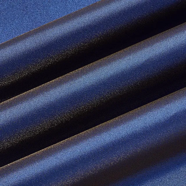 BENECREAT Toile reliure polyester bleu foncé 140x43cm pailleté
