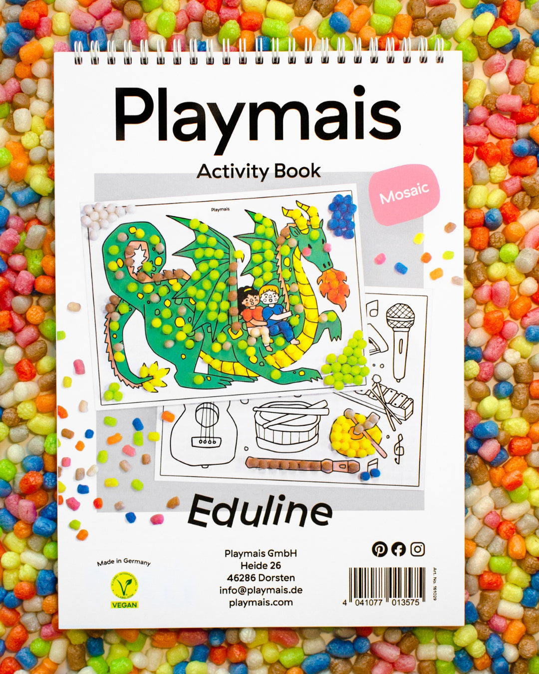 Playmaïs Eduline Mosaic livre activité 40 pages