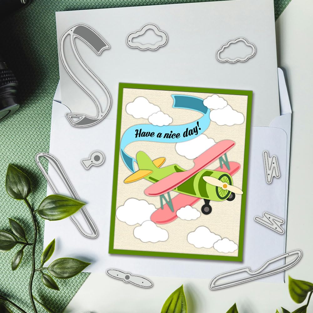 BENECREAT Matrices Découpe Métal Avion Nuage Carte