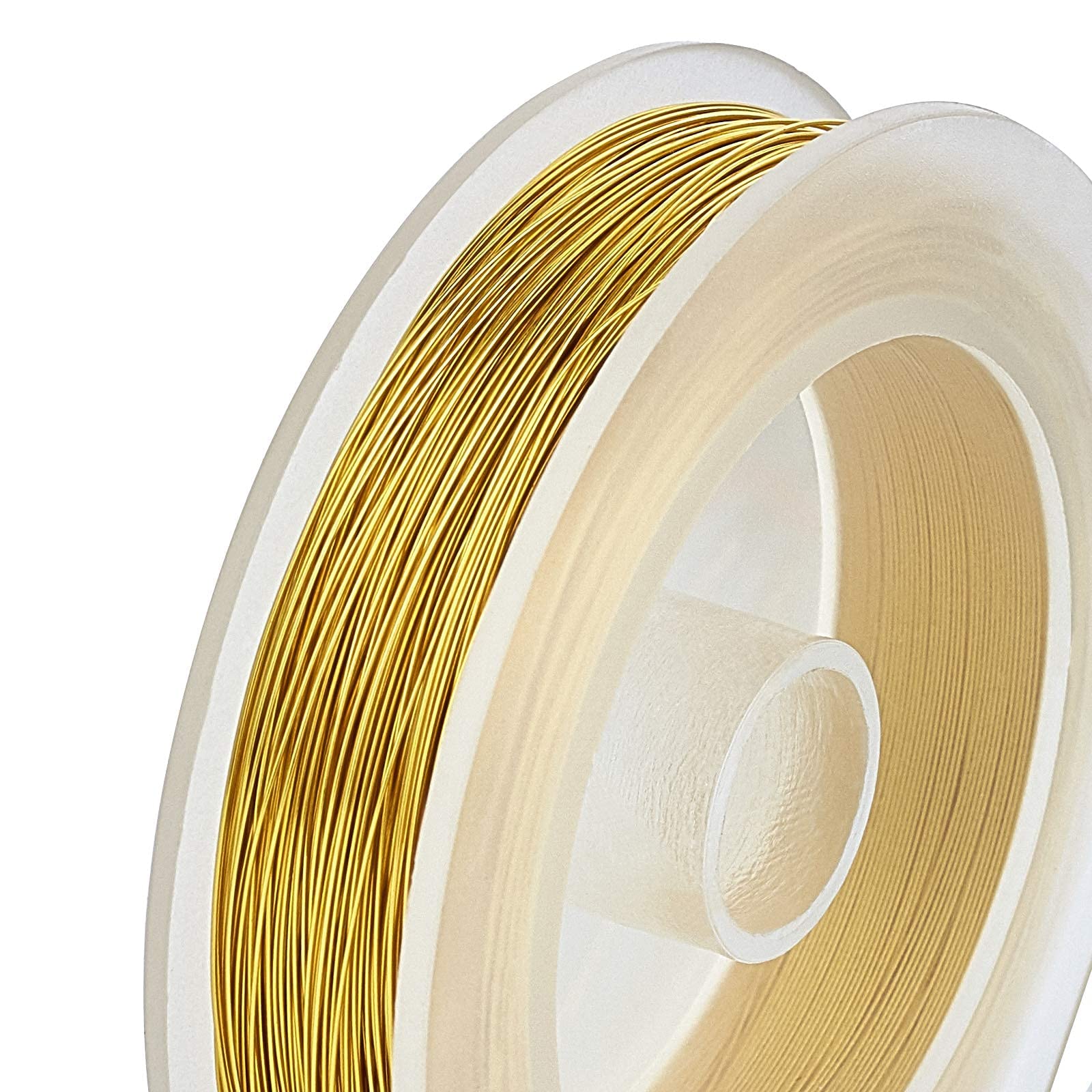 BENECREAT Fil Cuivre Doré Bijoux 0,25mm 150m