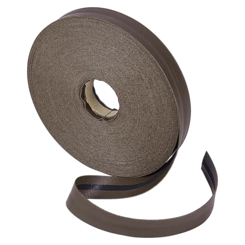 BENECREAT Biais Simili Cuir Café 20 mm x 23 m PU
