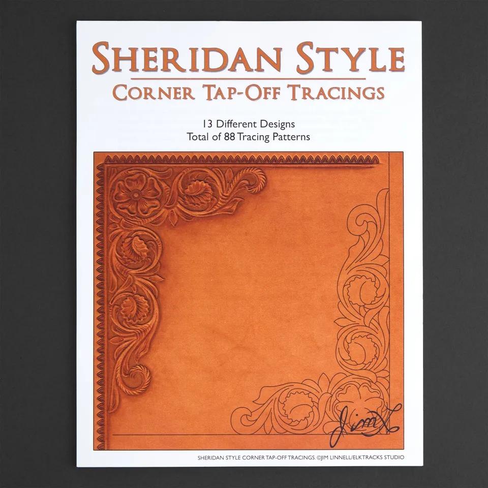 Tandy Leather Jim Linnell Sheridan patrons cuir 13 motifs
