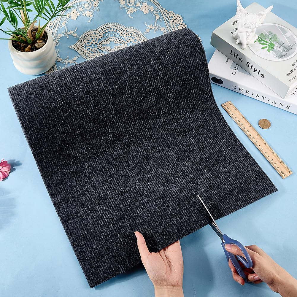 BENECREAT Ruban adhésif tapis antidarapant noir 300x40 cm