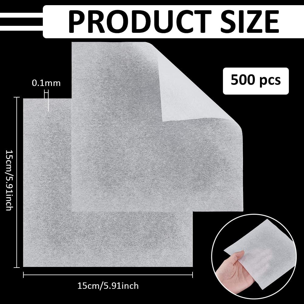 BENECREAT Papier Soie Anti-Ternissement 15x15cm 500 Feuilles