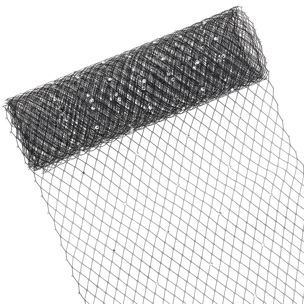 BENECREAT Tulle Russe Bleu Marine 2m x 25cm Voile