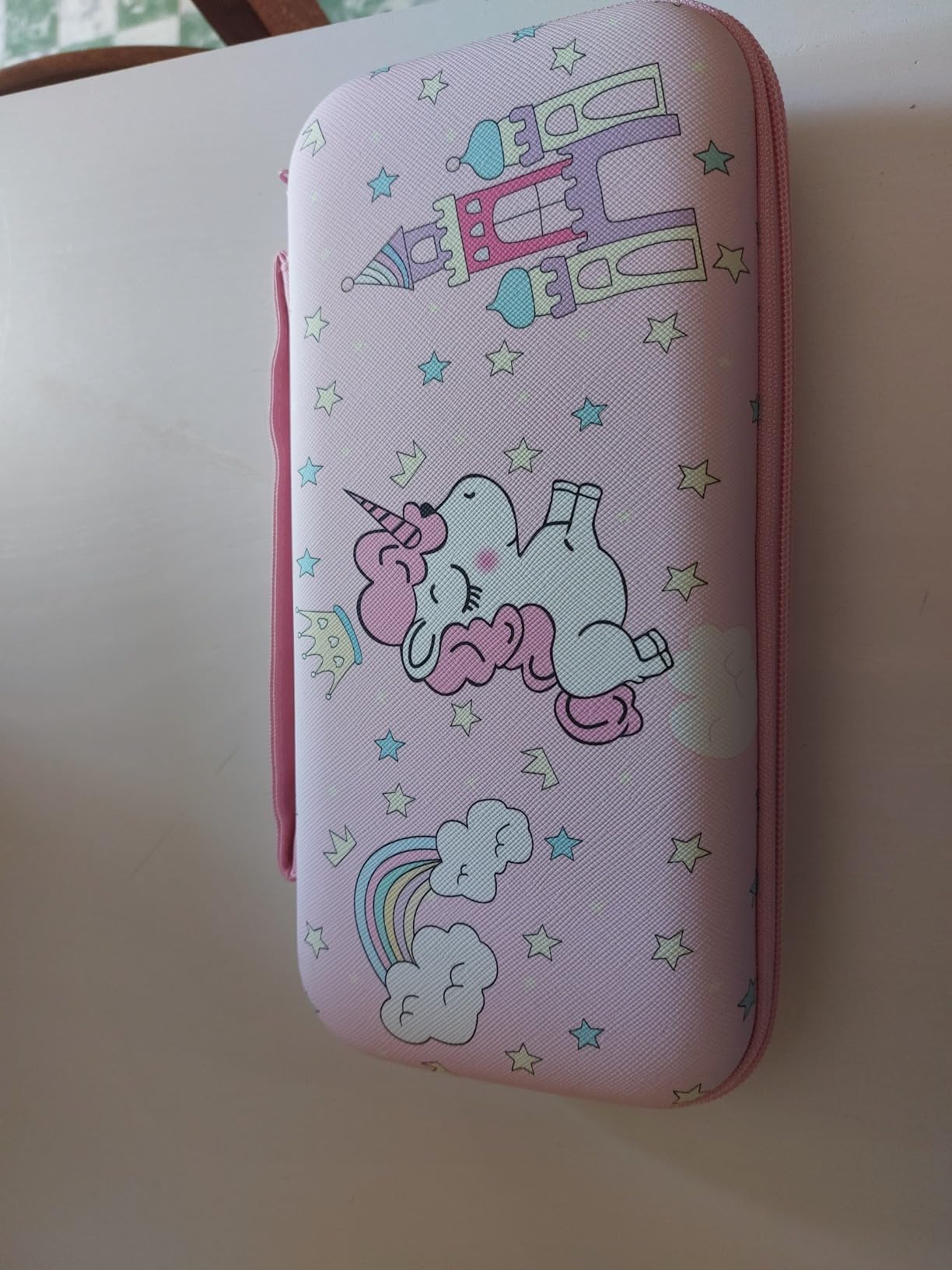 JYPS Licorne housse Nintendo Switch rigide rose coque TPU