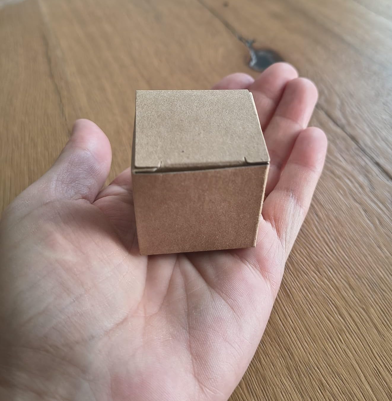 BENECREAT Boîtes Cadeau Kraft 3,8cm Mariage x150