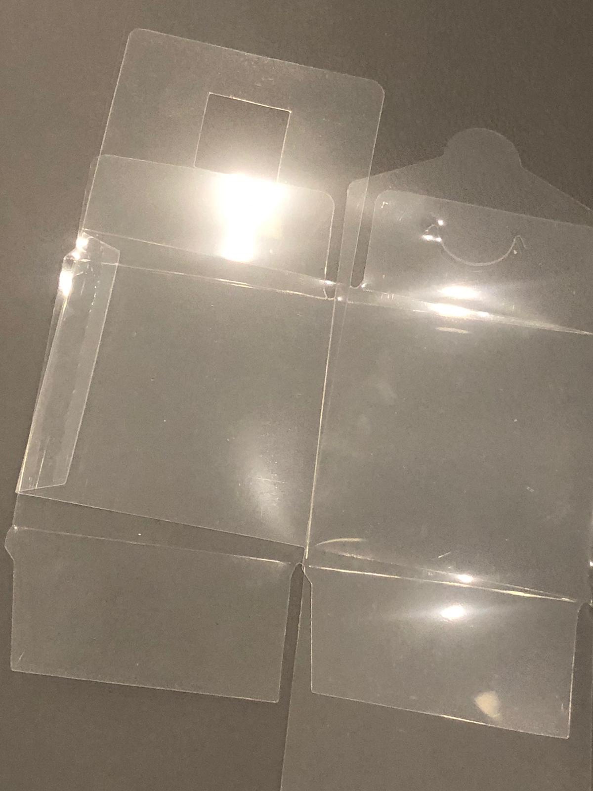 BENECREAT Boîte PVC Transparente 7x7x16cm Lot de 20 Mariage