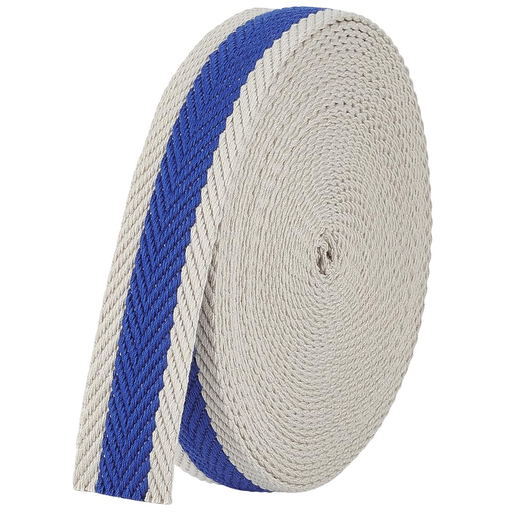 BENECREAT Sangle Rayée Vert Foncé 9.14m Ruban 32mm