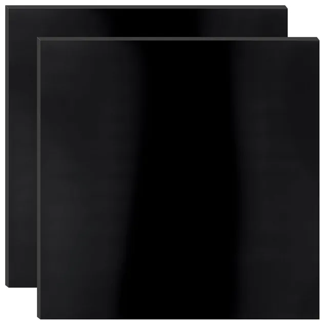 BENECREAT feuille silicone 200x200x4mm noire 2pcs haute température