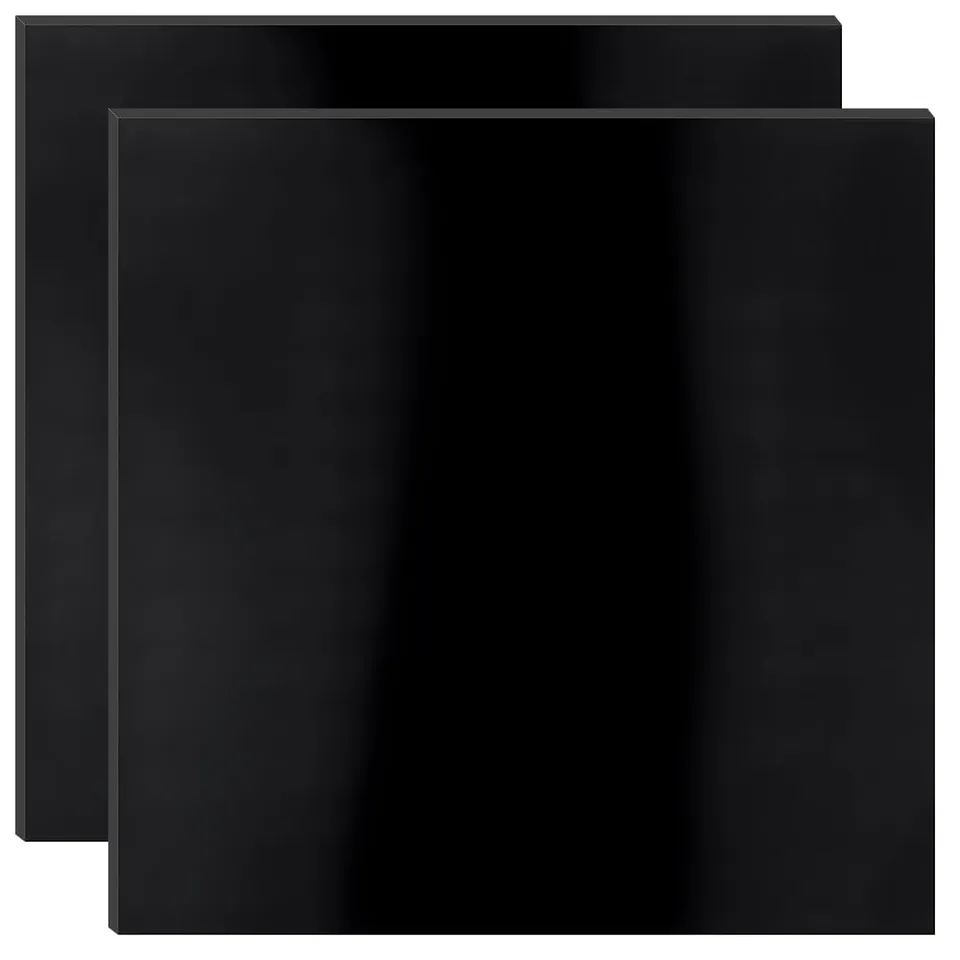 BENECREAT feuille silicone 200x200x4mm noire 2pcs haute température