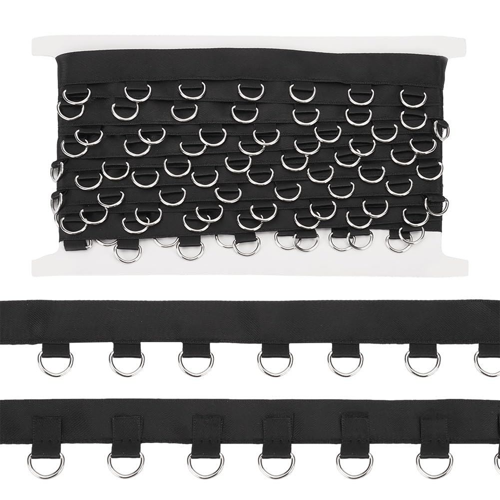 BENECREAT Ruban à Œillets Blanc 22 mm x 6,56 m Coton