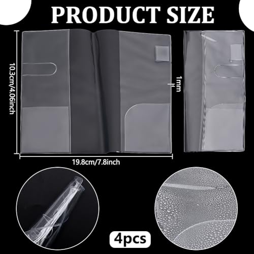 BENECREAT Housse PVC Transparente 198x103mm Lot 4