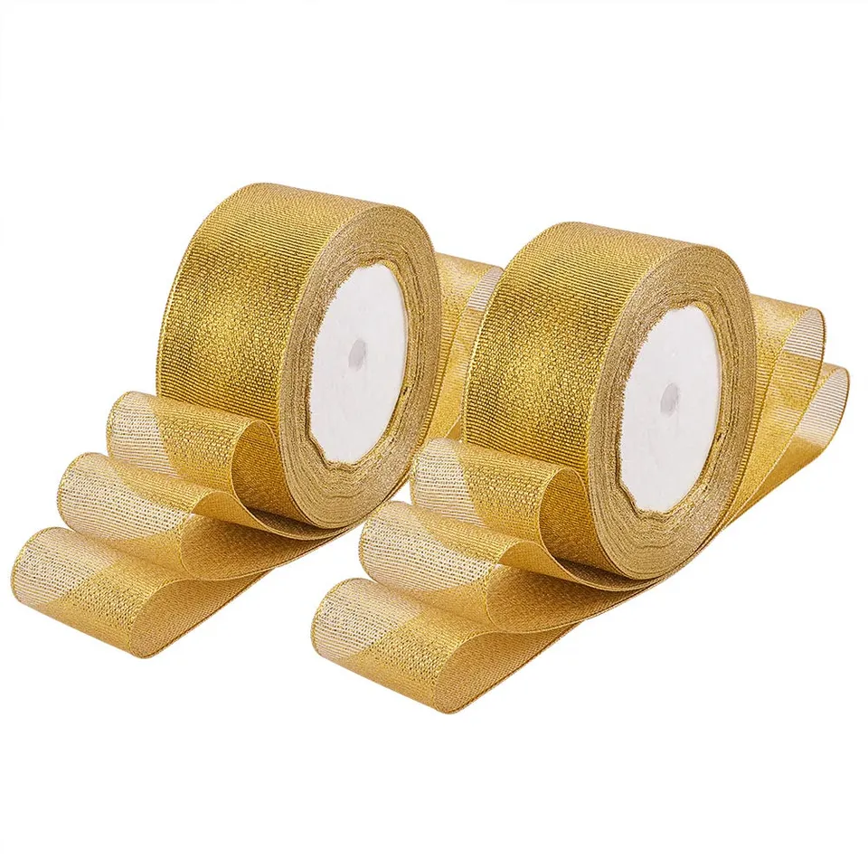 BENECREAT ruban organza paillettes or 38mm 5x23m