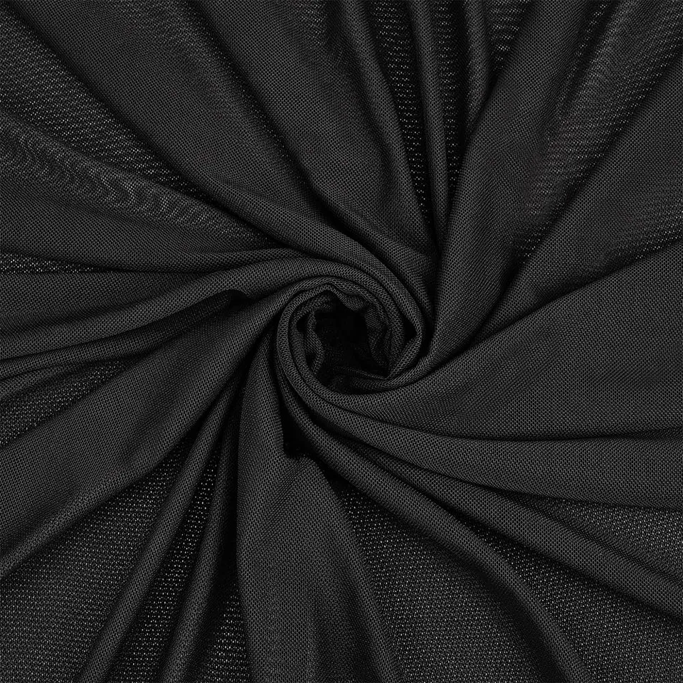 BENECREAT tissu maille extensible noir 5m x 1,65m