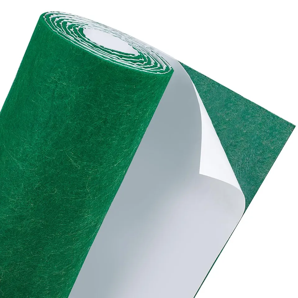 BENECREAT rouleau feutre tissu feutre vert 2 m x 30 cm