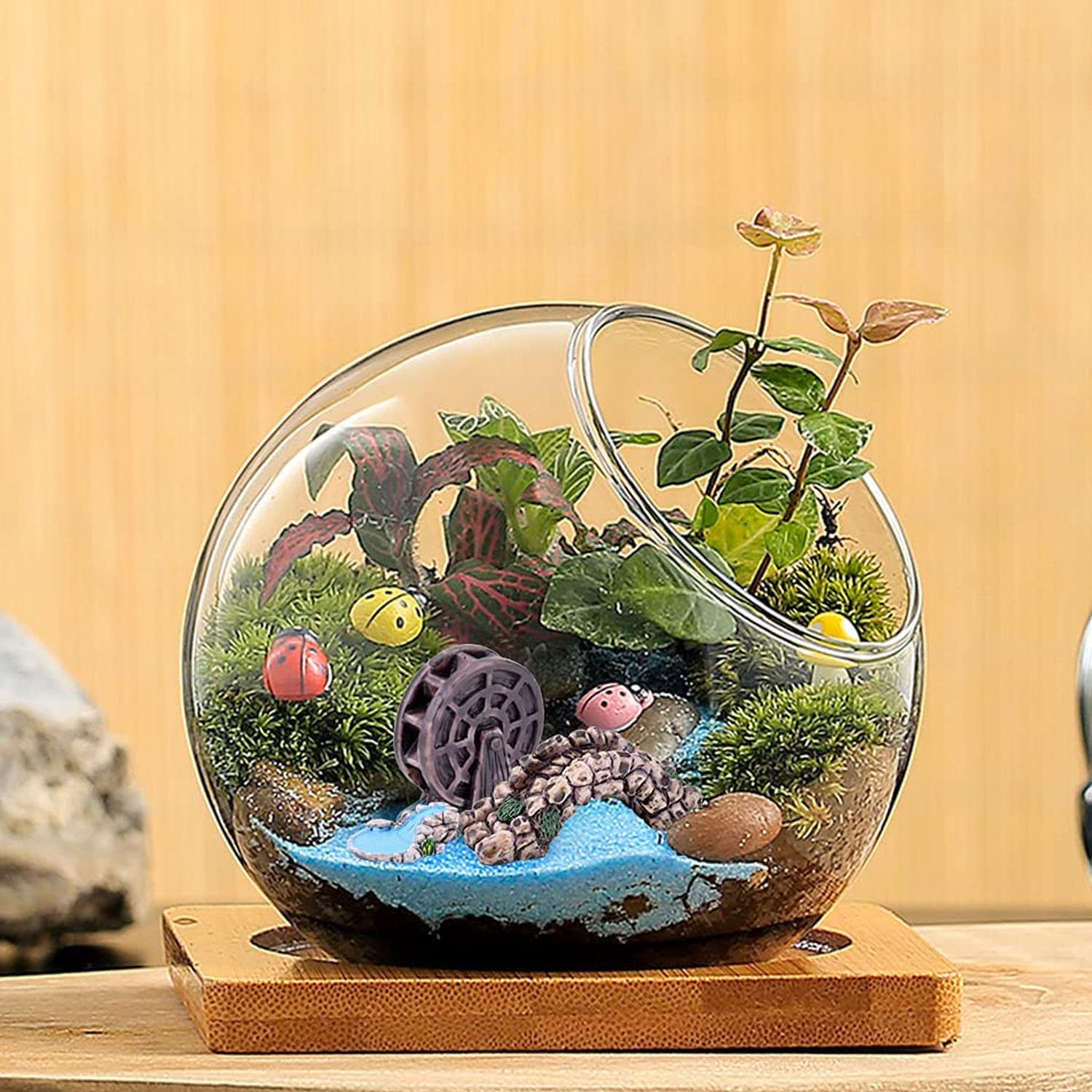 Cayway Style 2 Figurines Jardin Fées Miniatures 16 Pièces