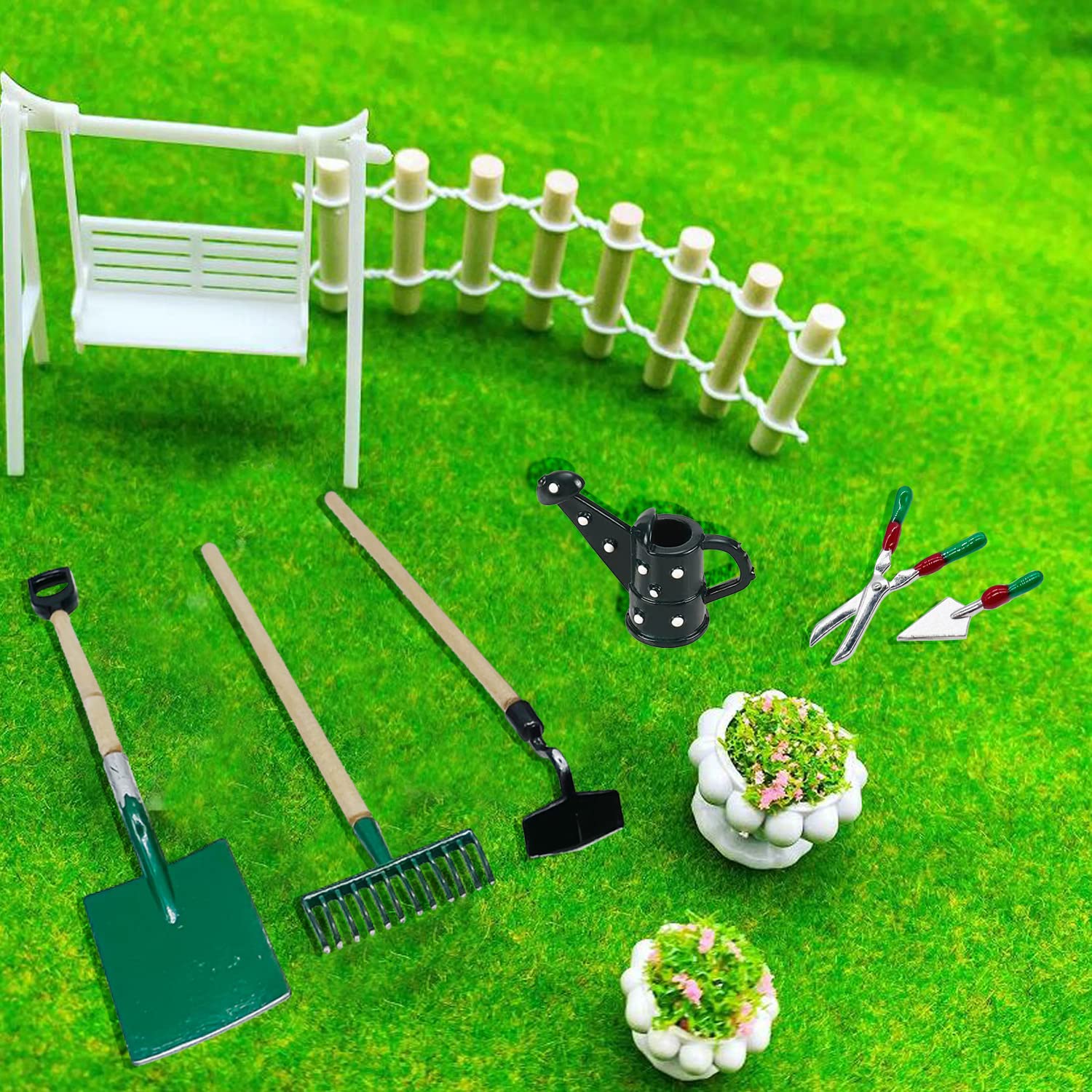 Cayway Accessoires Jardin Miniature Maison Lot 16