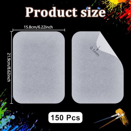 BENECREAT Papier Palette Humide 219x158mm Lot 150 Feuilles