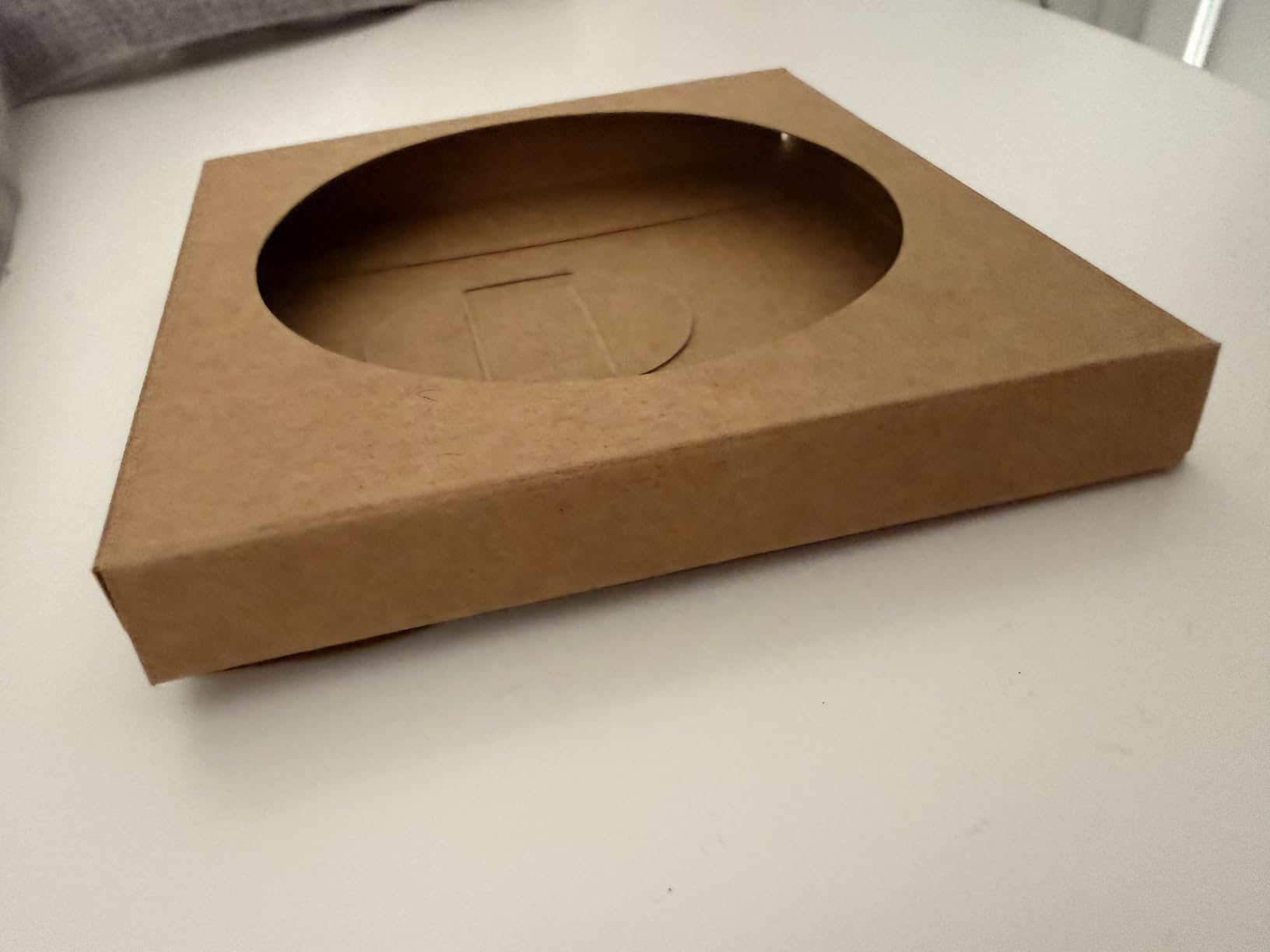 BENECREAT Boîte Papier Fenêtre 95x95mm Savon Cadeau
