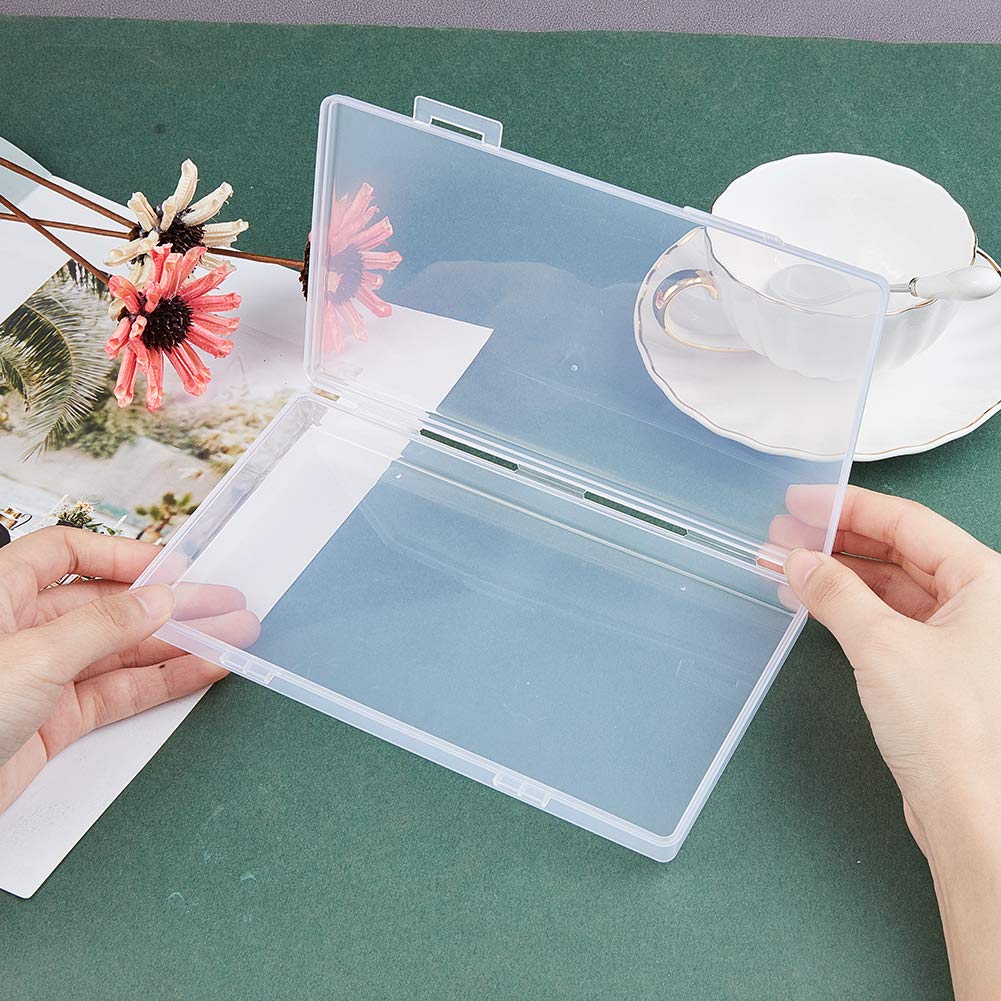 BENECREAT boîtes rangement transparentes 20cm lot 4