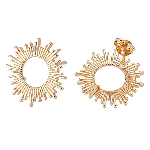 BENECREAT Crochets laiton doré boucles d'oreilles 5 paires