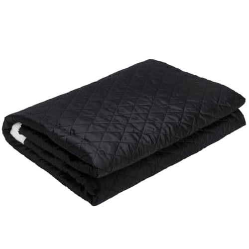 BENECREAT tissu doublure matelassé noir 2m polyester losange