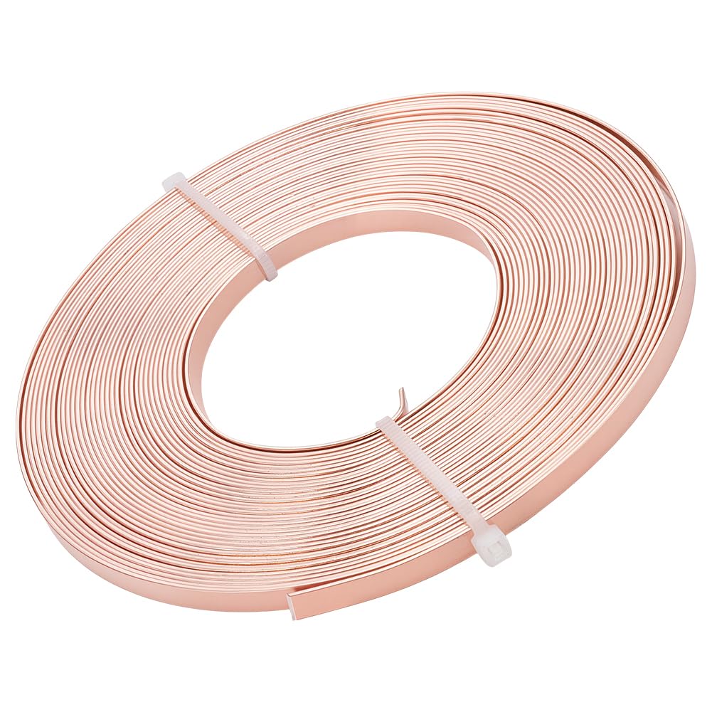 BENECREAT fil aluminium plat argent 10 mm 5 m