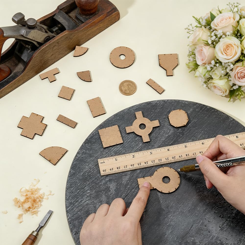 BENECREAT Gabarits Brique MDF 13 Modèles Décor Donjon