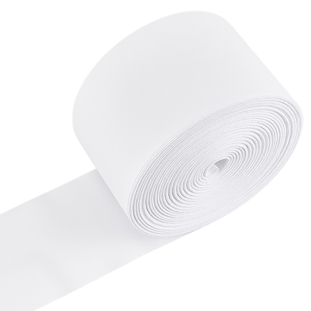 BENECREAT ruban rideau blanc tissé 82mm 50m