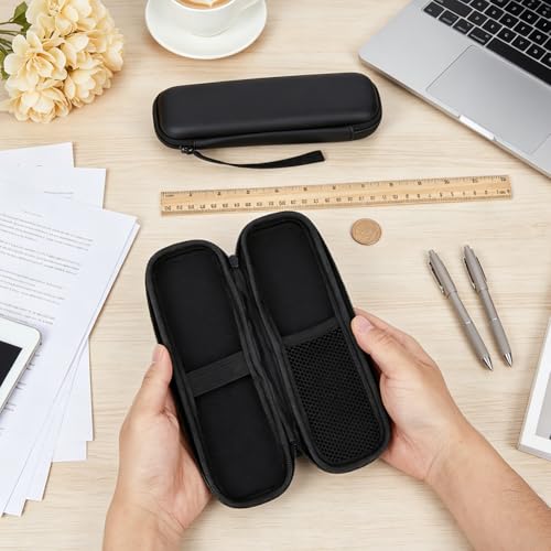 BENECREAT Trousse Rigide EVA Noire 21 cm Lot de 2 Zippée