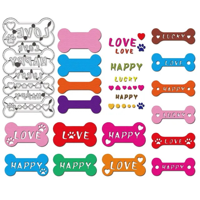 BENECREAT Matrices Découpe Os Coeur 177x92 mm