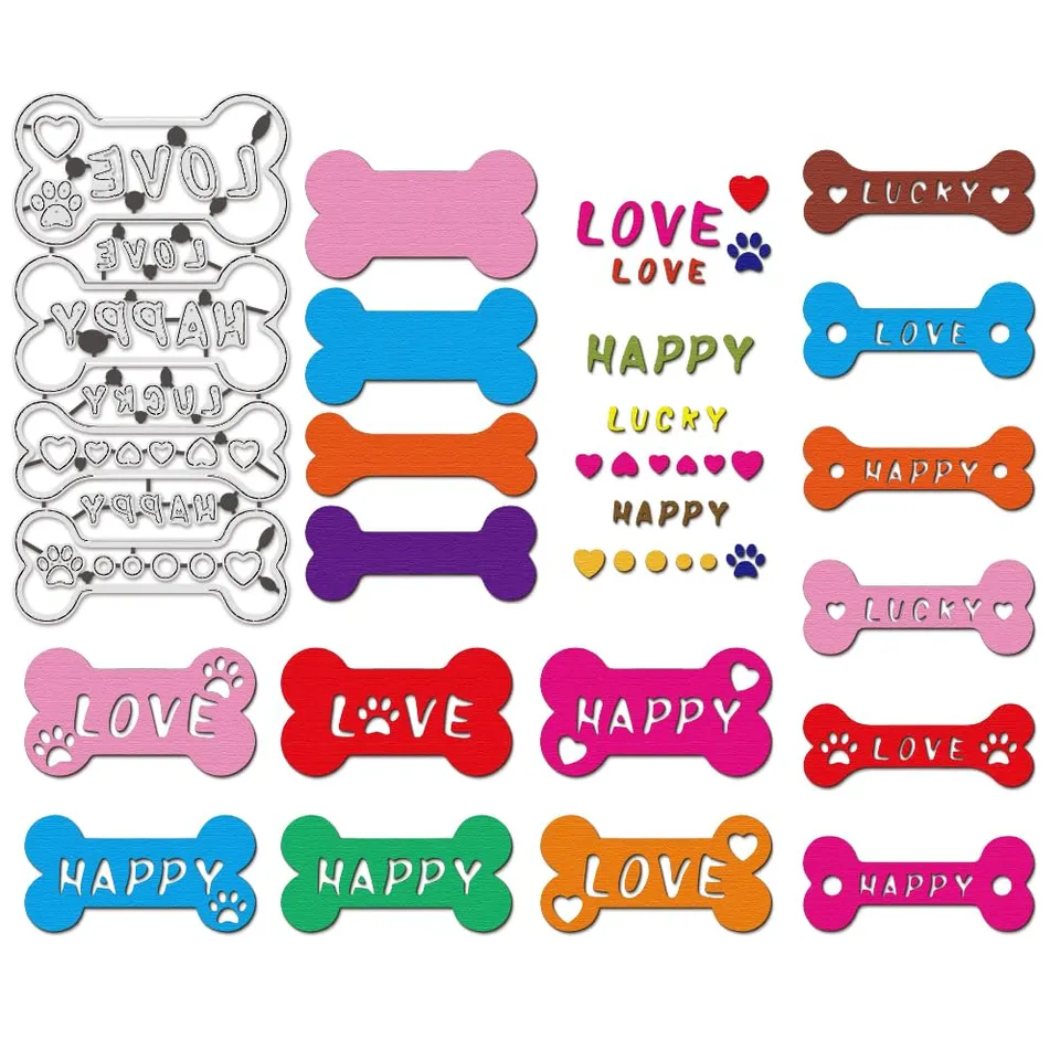 BENECREAT Matrices Découpe Os Coeur 177x92 mm