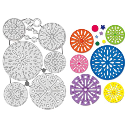 BENECREAT Feu d'artifice matrice de découpe scrapbooking métal 0,8 mm