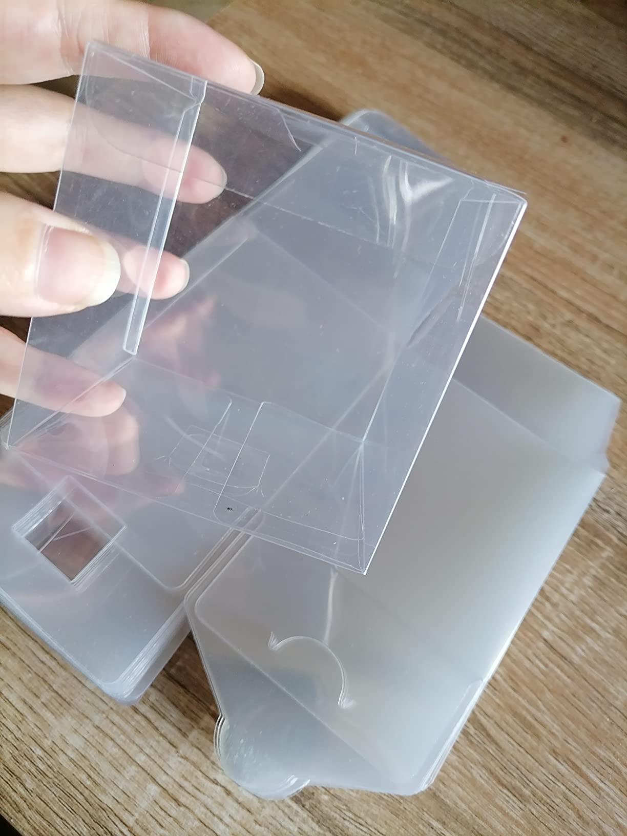 BENECREAT Boîte PVC Transparente 7x7x16cm Lot de 20 Mariage