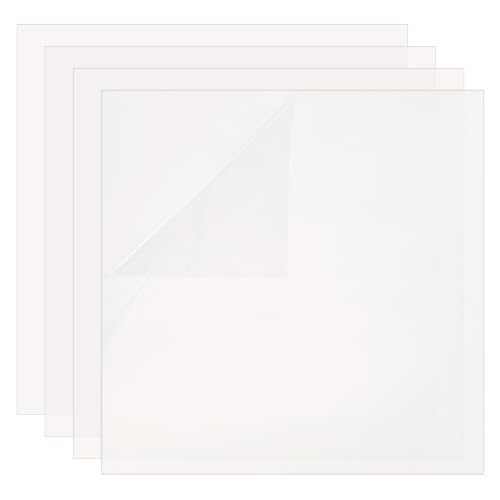 BENECREAT Feuille Silicone Blanche 250mm 2mm x4