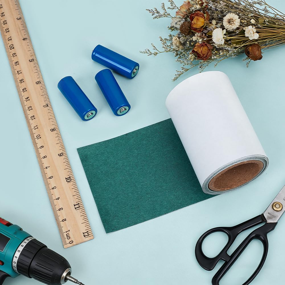BENECREAT Papier Isolant Batterie Adhésif Cyan 12 m x8 cm