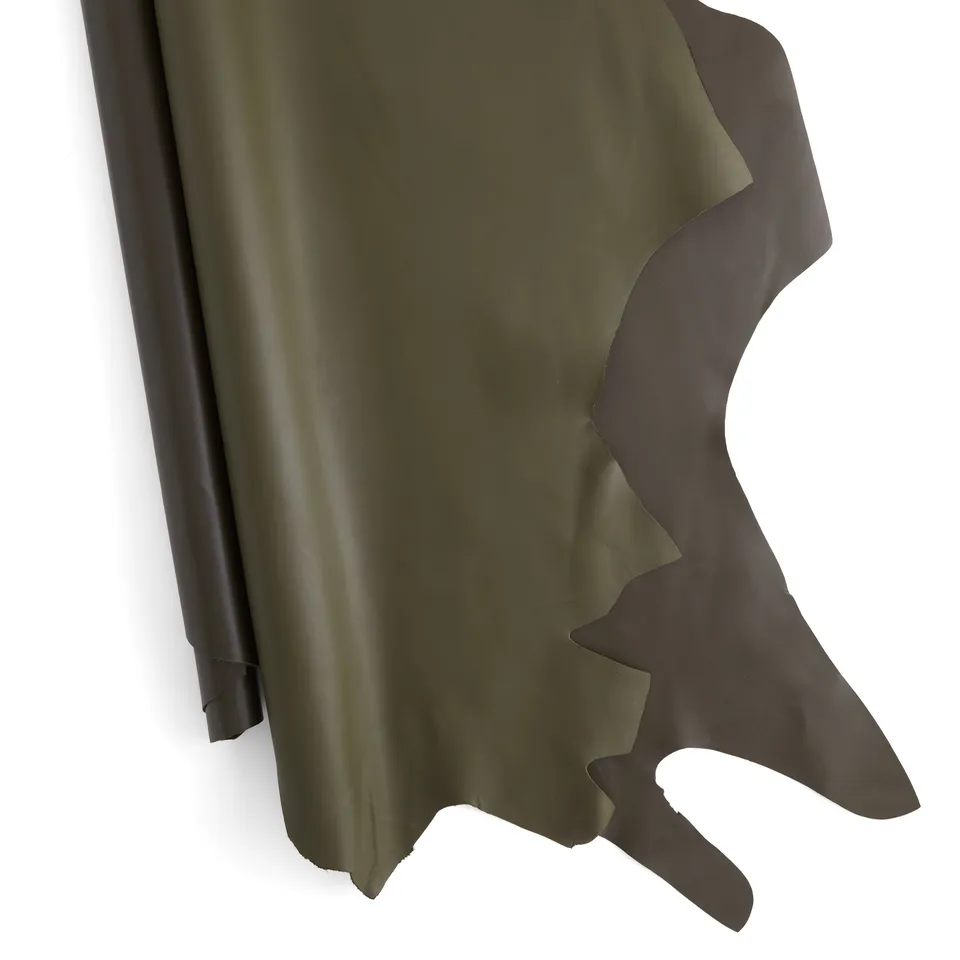 Tandy Leather côté designer cuir vert foncé 3-5 oz