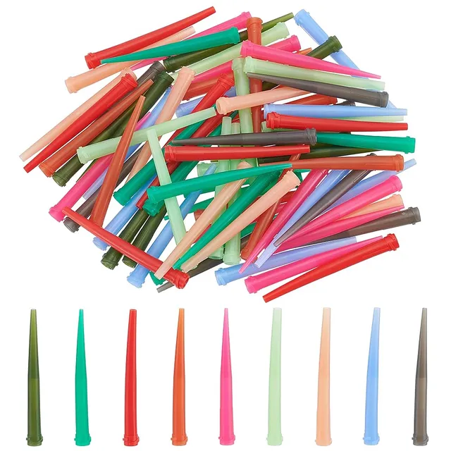 BENECREAT Embouts Coniques Colle Plastique 108 Pièces 9 Couleurs