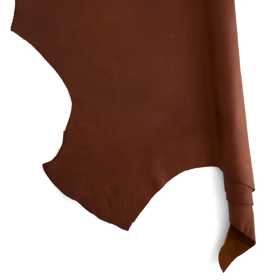 Tandy Leather Utility vachette cuir café 4-6 oz côté